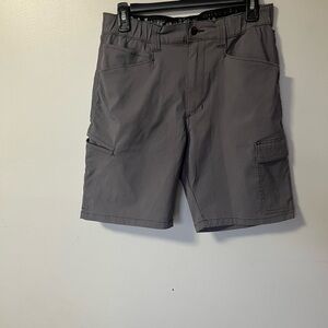 Wrangler Men's Gray Cargo Shorts - Classic Utility Style